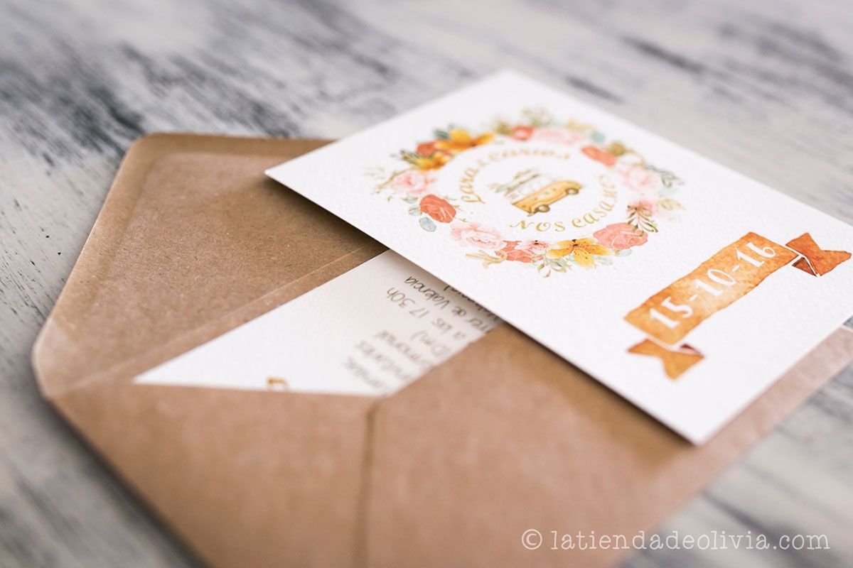 Invitaciones de boda en Pontevedra