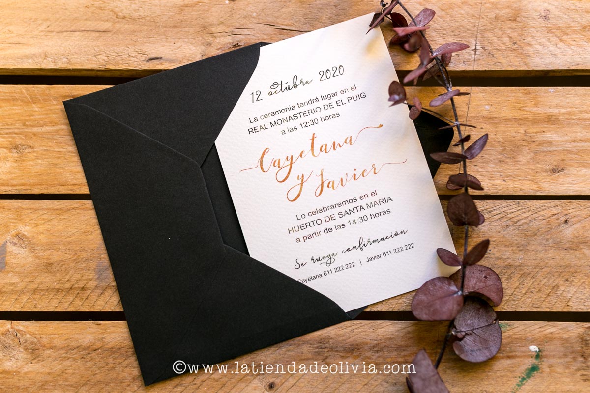 Invitaciones de boda en - La Tienda de Olivia