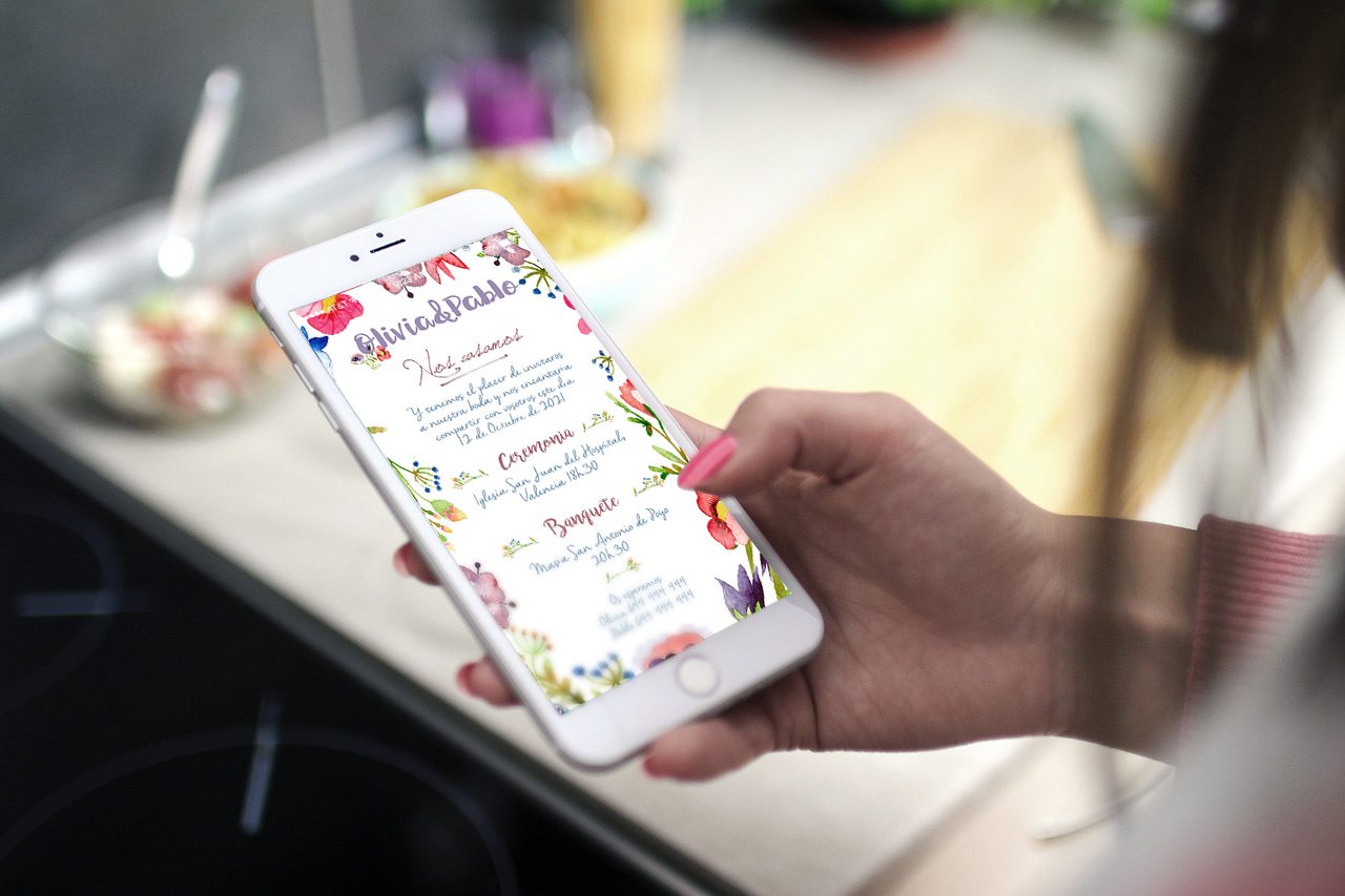 Invitaciones de bodas digitales