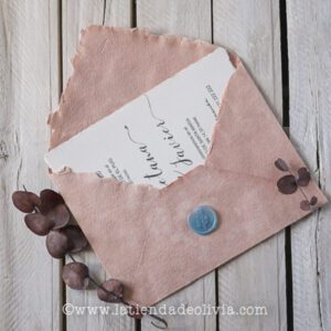 MONTAJE y LACRADO de invitaciones de boda