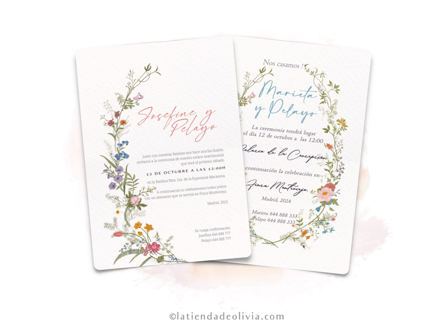 Invitaciones de boda modelo JOSEFINE