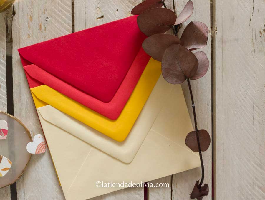 Sobres para invitaciones de boda (Packs de 5 unidades) - Imagen 14