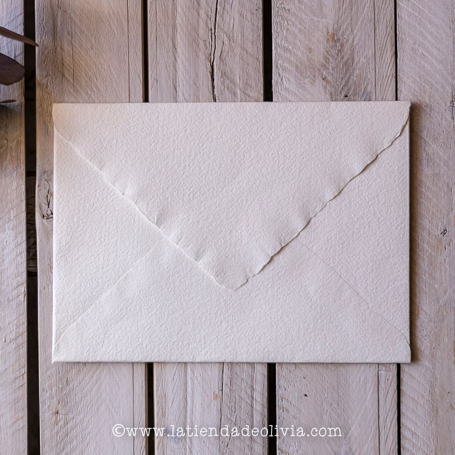 sobres artesanos, sobres artesanales la tienda de olivia