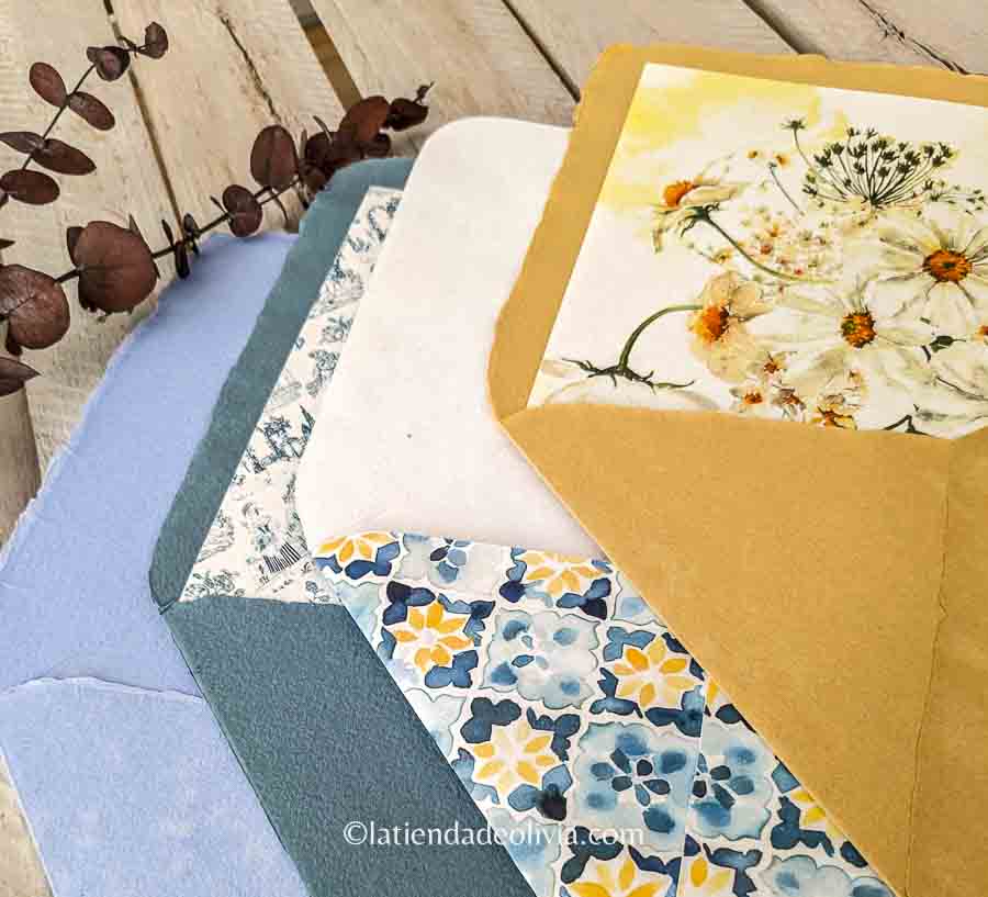 Sobres Impresos personalizados para invitaciones de boda - Imagen 6