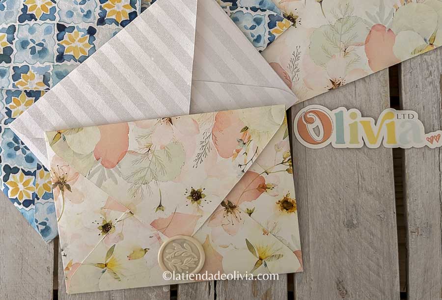 Sobres Impresos personalizados para invitaciones de boda - Imagen 2